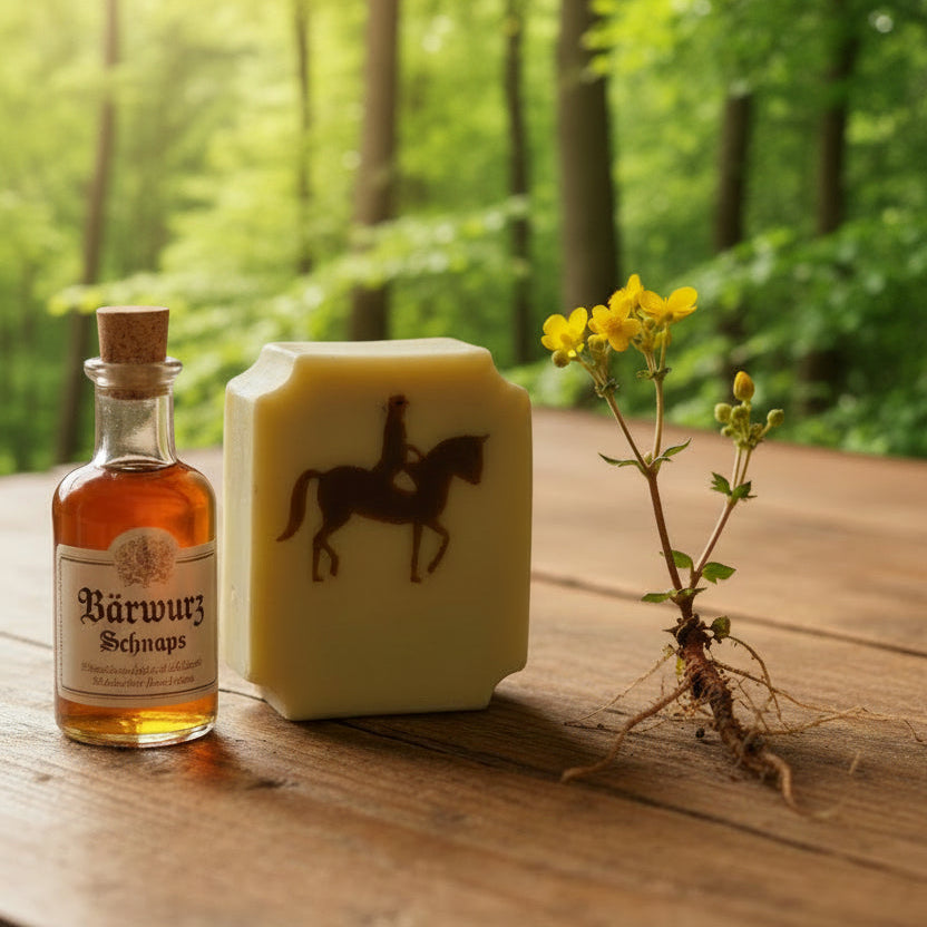 Pfingtreiterpraline mit Blutwurz - unsere hauseigene Spezialität
